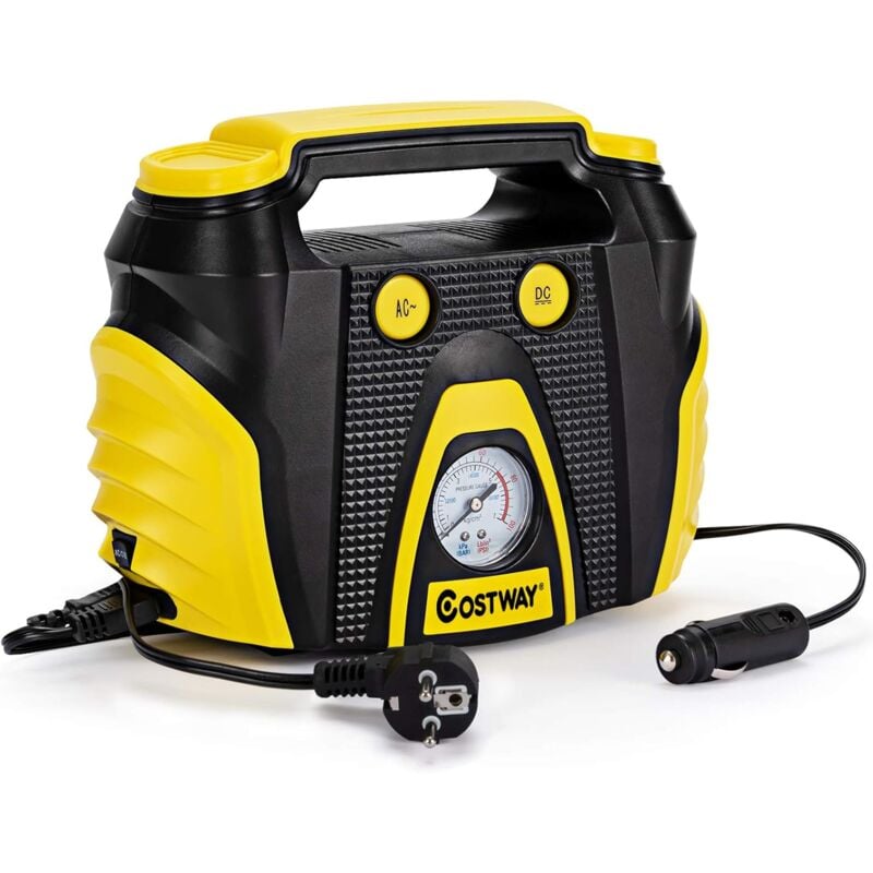Compresor de Aire Bomba de Aire AC/DC Compresor de Automóvil Bomba de Neumático con 3 Boquillas para Coche Motocicleta
Compresor de Aire Bomba de Aire AC/DC Compresor de Automóvil Bomba de Neumático con 3 Boquillas para Coche Motocicleta