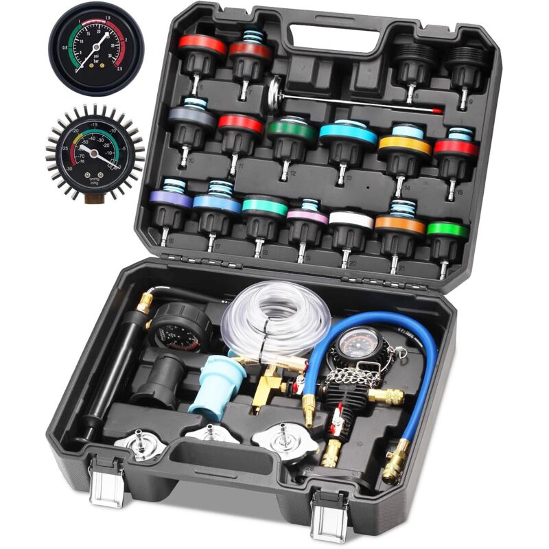 Comprobador Sistema Refrigeracion Y Radiadores Medidor De Probador De Sistema De Radiador, 28 Piezasé
Comprobador Sistema Refrigeracion Y Radiadores Medidor De Probador De Sistema De Radiador, 28 Piezasé