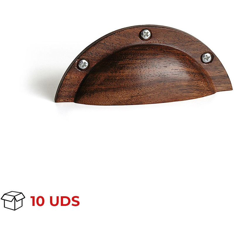 Caja con 10 conchas de estilo decorativo, fabricada en roble, con acabado roble y 98 mm de distancia entre puntos.
Caja con 10 conchas de estilo decorativo, fabricada en roble, con acabado roble y 98 mm de distancia entre puntos.