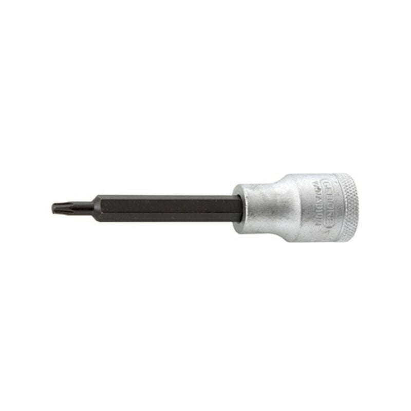 Gedore - Conector de artornillado 1/2'' para Tornillo femenino TORX®, dimensiones : T 55, para Tornillo M12, Largo 100 mm
Gedore - Conector de artornillado 1/2'' para Tornillo femenino TORX®, dimensiones : T 55, para Tornillo M12, Largo 100 mm