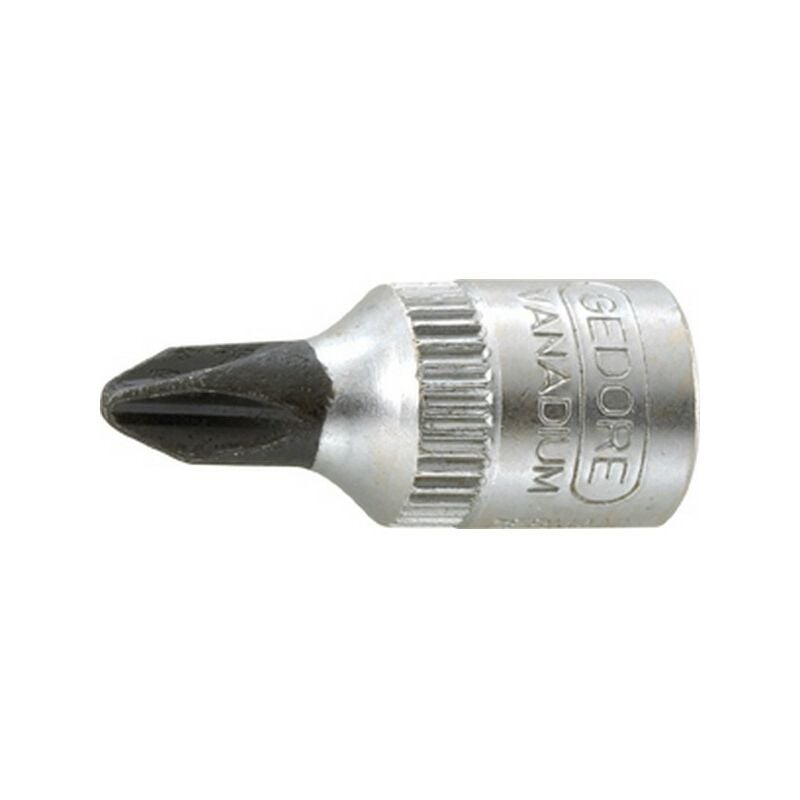 Conector de artornillado 1/4'' para Tornillo Phillips PH, dimensiones : PH 3, Largo 28 mm
Conector de artornillado 1/4'' para Tornillo Phillips PH, dimensiones : PH 3, Largo 28 mm