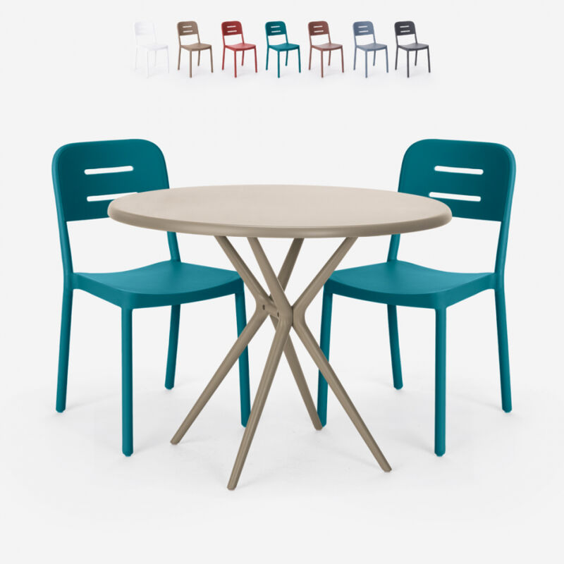 Conjunto 2 sillas polipropileno diseño mesa redonda 80x80cm beige Ipsum | Color: Azul Marino
Conjunto 2 sillas polipropileno diseño mesa redonda 80x80cm beige Ipsum | Color: Azul Marino