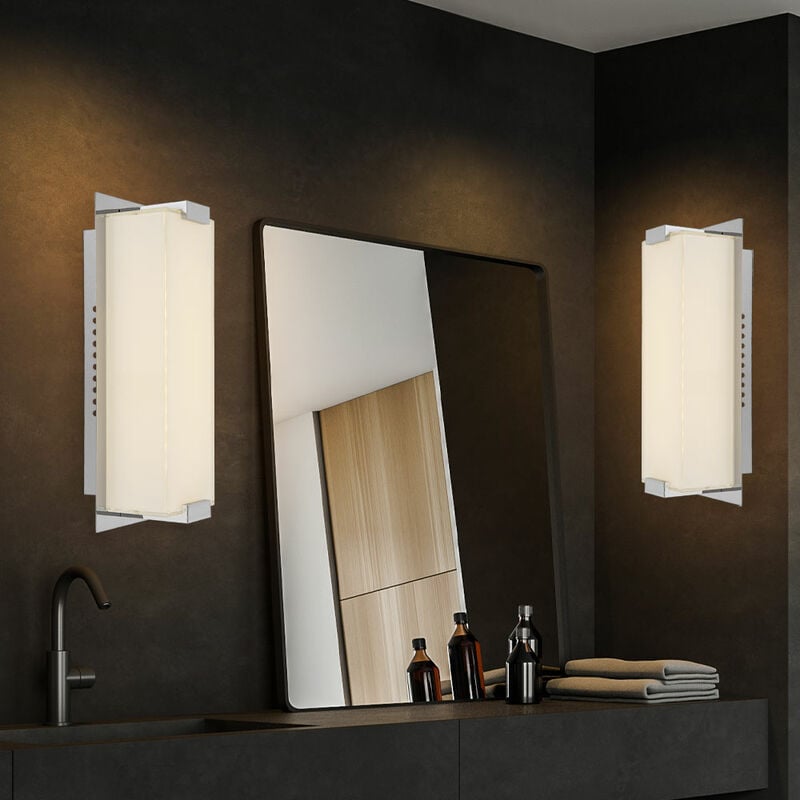 Juego de 2 lámparas de pared LED, luces de vidrio para dormitorio, focos de pasillo satinados
Juego de 2 lámparas de pared LED, luces de vidrio para dormitorio, focos de pasillo satinados