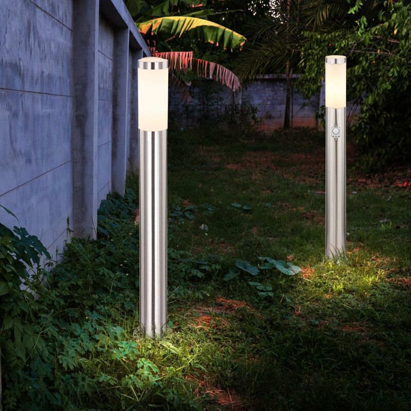 Juego de 2 lámparas para exteriores, iluminación para detector de movimiento, camino de jardín, iluminación de acero inoxidable para terraza, luces
Juego de 2 lámparas para exteriores, iluminación para detector de movimiento, camino de jardín, iluminación de acero inoxidable para terraza, luces