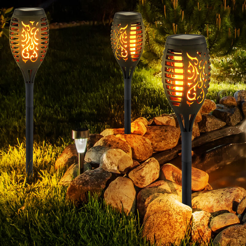 Conjunto de 3 LED lámpara solar enchufable negro decoración de jardín al aire libre troqueles lámpara patio proyector tierra pico
Conjunto de 3 LED lámpara solar enchufable negro decoración de jardín al aire libre troqueles lámpara patio proyector tierra pico