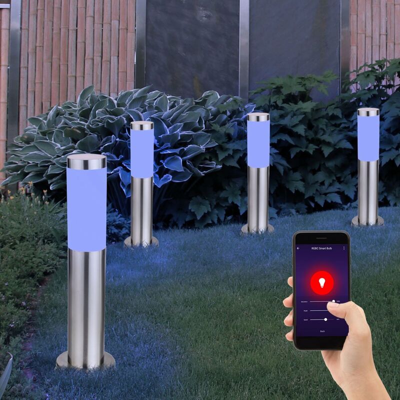 Juego de 4 lámparas de zócalo inteligentes luces de pie de entrada de patio de acero inoxidable para exteriores de jardín regulables en un juego que
Juego de 4 lámparas de zócalo inteligentes luces de pie de entrada de patio de acero inoxidable para exteriores de jardín regulables en un juego que