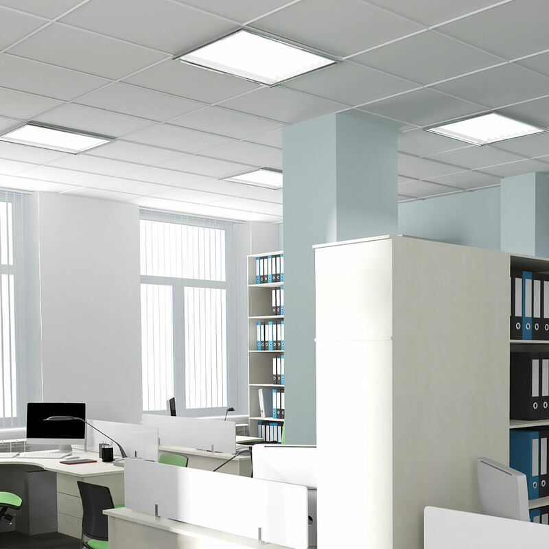 Conjunto de 4 techos LED de 40 vatios Un panel de superficie ilumina la luz del día del hotel Focos de ALU
Conjunto de 4 techos LED de 40 vatios Un panel de superficie ilumina la luz del día del hotel Focos de ALU