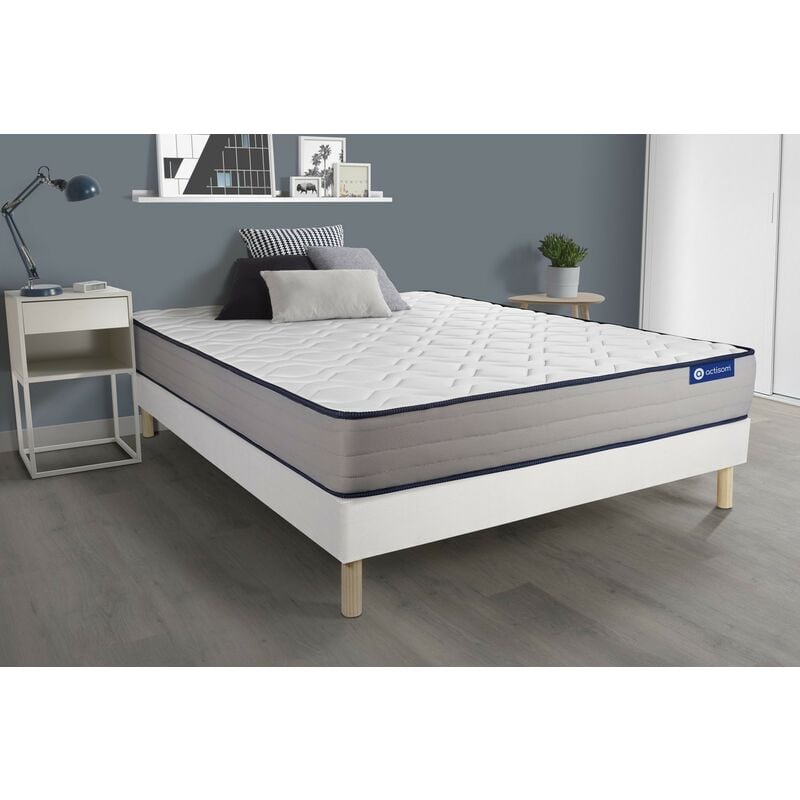 Pack colchón Actiflex form 120x200cm + Somier multiláminas, Muelles ensacados y espuma viscoelástica, 3 zonas de confort
Pack colchón Actiflex form 120x200cm + Somier multiláminas, Muelles ensacados y espuma viscoelástica, 3 zonas de confort