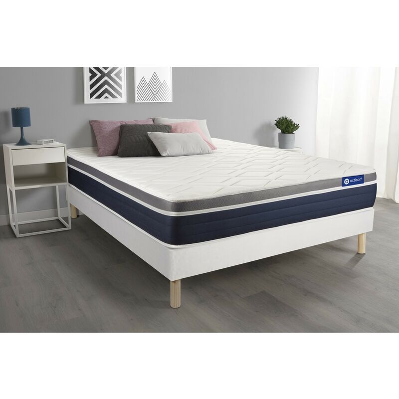 Pack colchón Actimemo confort 160x200cm + Somier multiláminas, espuma viscoelástica, 7 zonas de confort
Pack colchón Actimemo confort 160x200cm + Somier multiláminas, espuma viscoelástica, 7 zonas de confort