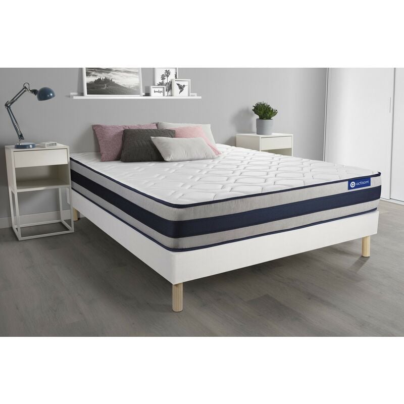 Pack colchón Actimemo ergo 200x200cm + Somier multiláminas, espuma viscoelástica, 5 zonas de confort
Pack colchón Actimemo ergo 200x200cm + Somier multiláminas, espuma viscoelástica, 5 zonas de confort