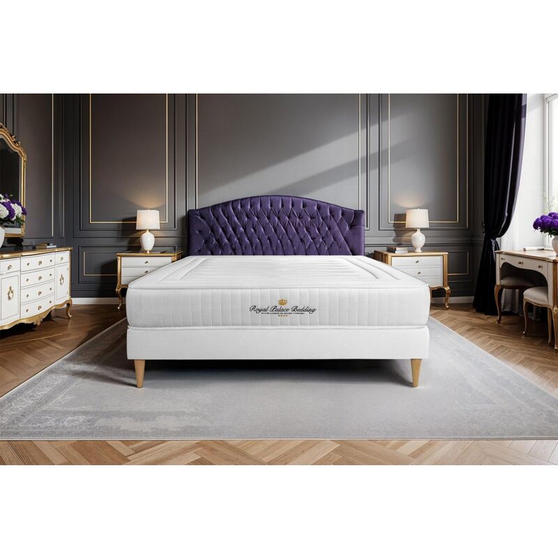 Royal Palace Bedding - Pack colchón Nottingham 120x200cm + Somier multiláminas, espuma viscoelástica, 3 zonas de confort
Royal Palace Bedding - Pack colchón Nottingham 120x200cm + Somier multiláminas, espuma viscoelástica, 3 zonas de confort