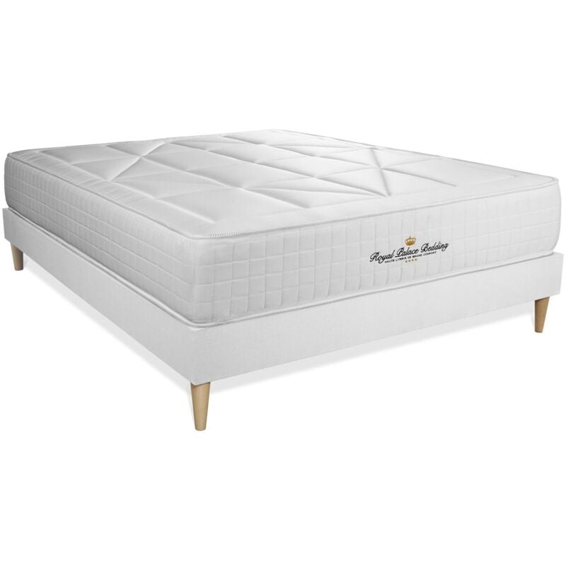 Royal Palace Bedding - Pack colchón Windsor 160x210cm + Somier, espuma viscoelástica y muelles ensacados 
Royal Palace Bedding - Pack colchón Windsor 160x210cm + Somier, espuma viscoelástica y muelles ensacados