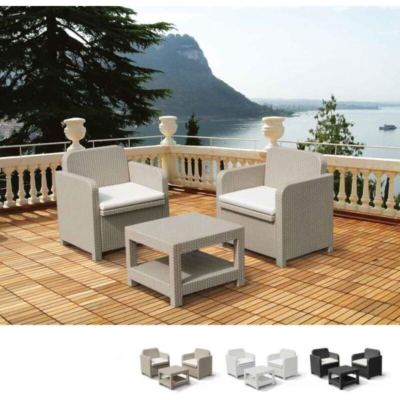 Conjunto de sillones para exterior Grand Soleil Giglio bar mimbre 2 plazas | Beige
Conjunto de sillones para exterior Grand Soleil Giglio bar mimbre 2 plazas | Beige