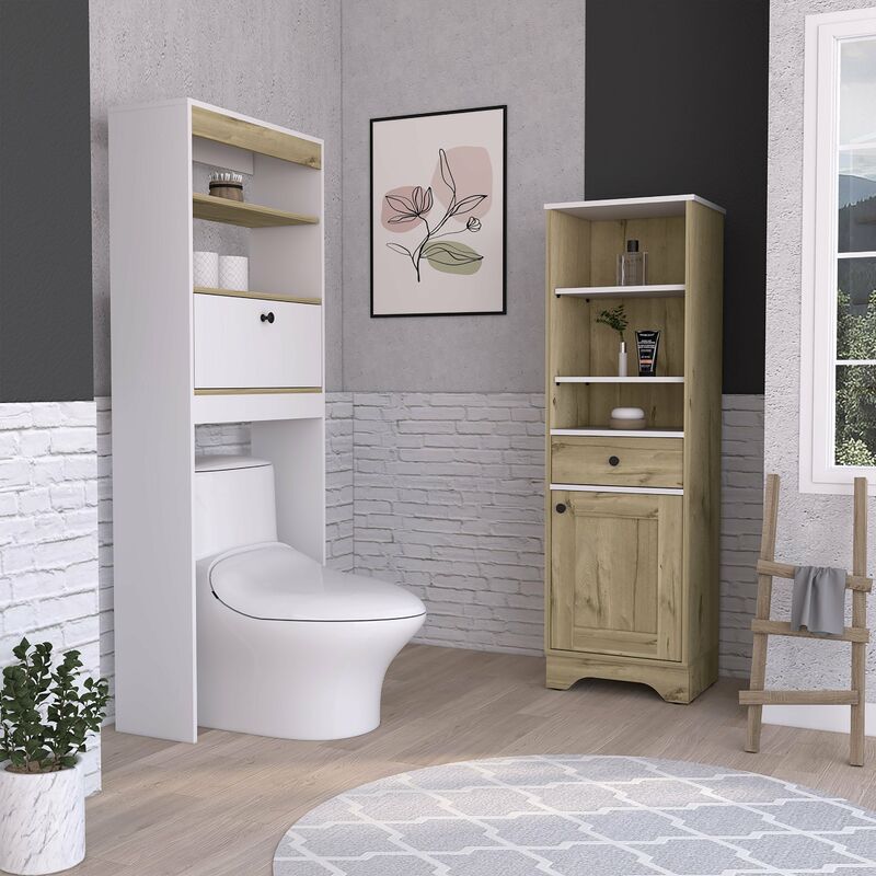 Conjunto Malaga, Mueble Columna 1 Puerta De 1 Cajon + Estanteria De Baño Sobre Inodoro
Conjunto Malaga, Mueble Columna 1 Puerta De 1 Cajon + Estanteria De Baño Sobre Inodoro