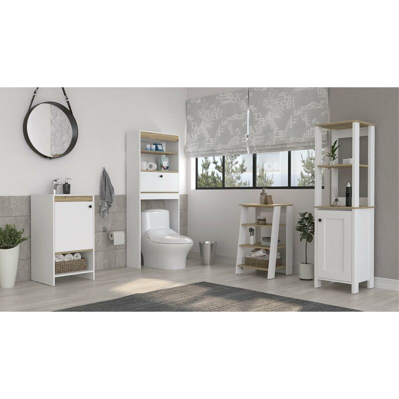 Conjunto Malaga, Mueble Columna De Baño 1 Puerta + Organizador Bajo Z 44 + Mueble De Baño De Pie Con Lavamanos + Estanteria De Baño Sobre Inodoro
Conjunto Malaga, Mueble Columna De Baño 1 Puerta + Organizador Bajo Z 44 + Mueble De Baño De Pie Con Lavamanos + Estanteria De Baño Sobre Inodoro