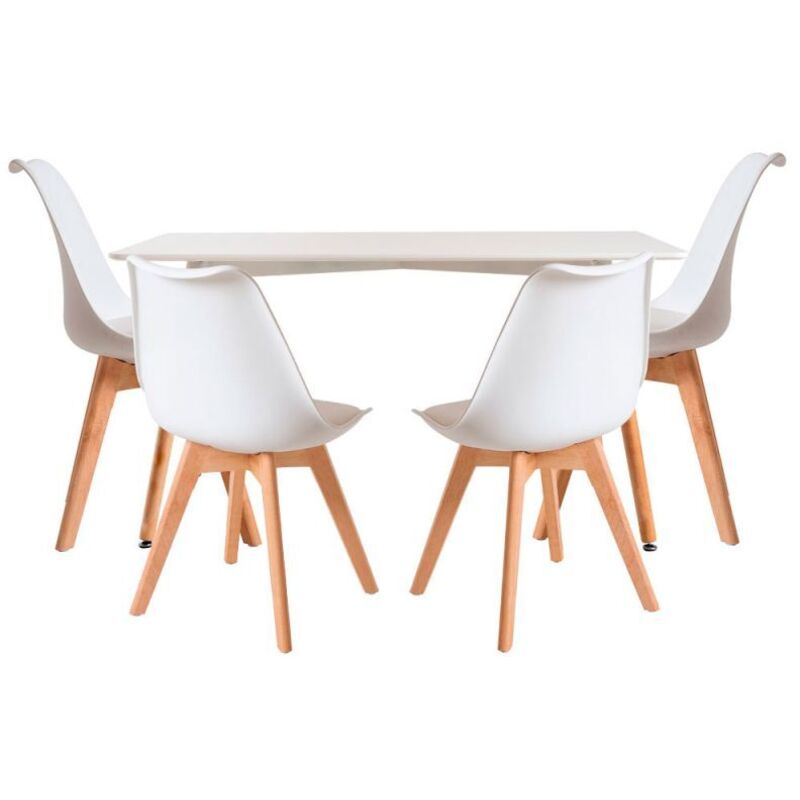 Conjuntos - Conjunto Mesa Tower Rectangular 120 x 80 cm Blanca y Pack 4 Sillas Synk Basic - Blanco
Conjuntos - Conjunto Mesa Tower Rectangular 120 x 80 cm Blanca y Pack 4 Sillas Synk Basic - Blanco