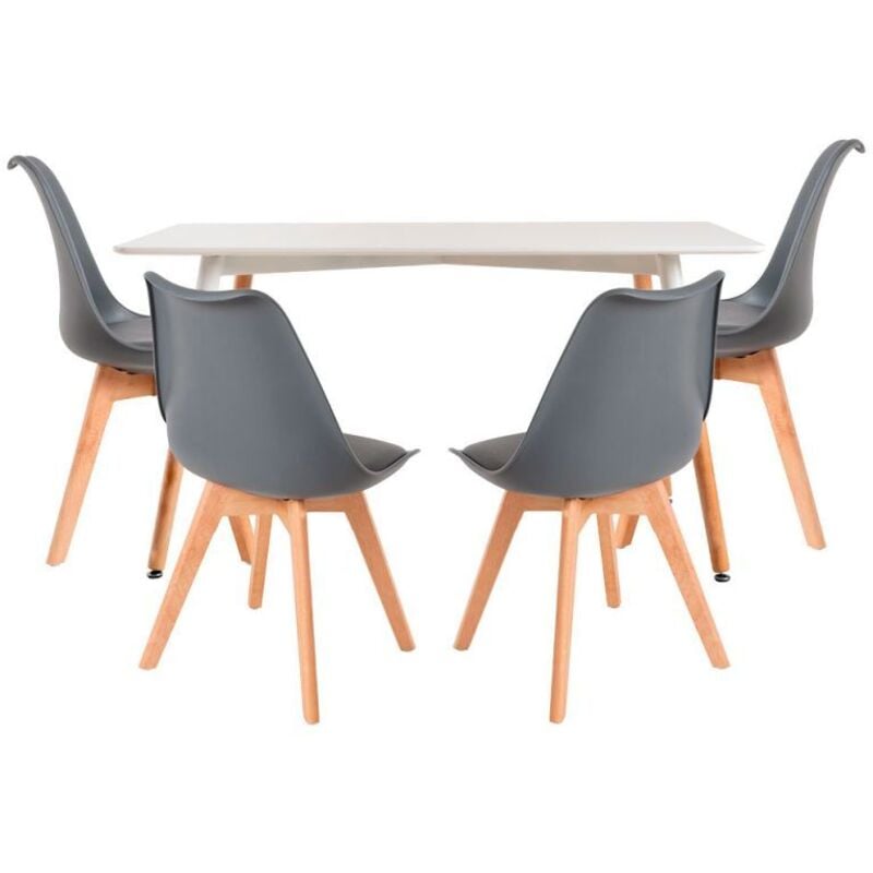 Conjuntos - Conjunto Mesa Tower Rectangular 120 x 80 cm Blanca y Pack 4 Sillas Synk Basic - Gris
Conjuntos - Conjunto Mesa Tower Rectangular 120 x 80 cm Blanca y Pack 4 Sillas Synk Basic - Gris