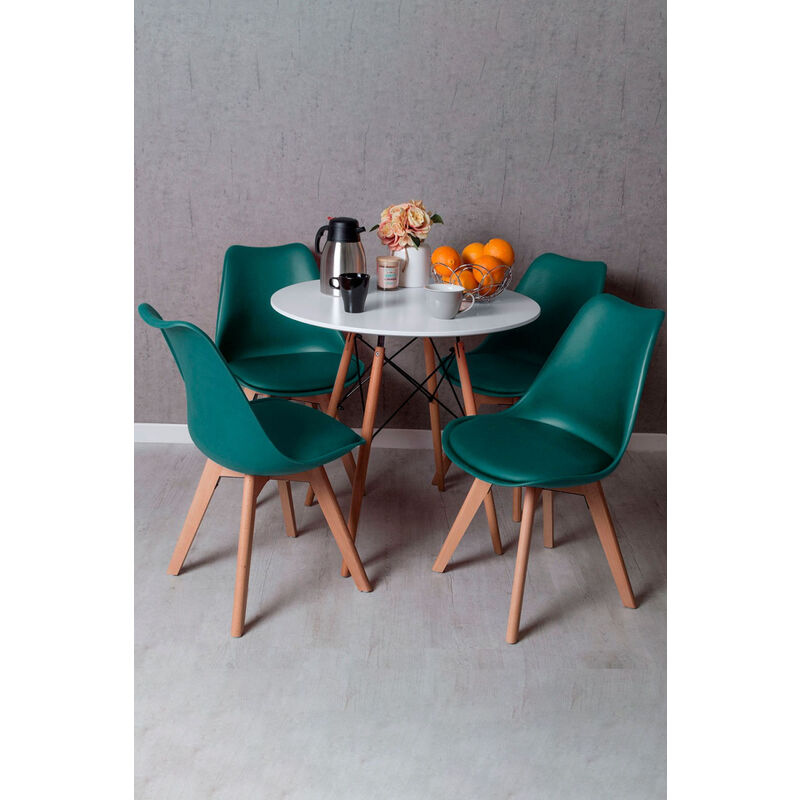 Regalos Miguel - Conjuntos - Conjunto Mesa Tower Redonda 80 cm Blanca Tensores y Pack 4 Sillas Synk Basic - Verde azulado
Regalos Miguel - Conjuntos - Conjunto Mesa Tower Redonda 80 cm Blanca Tensores y Pack 4 Sillas Synk Basic - Verde azulado