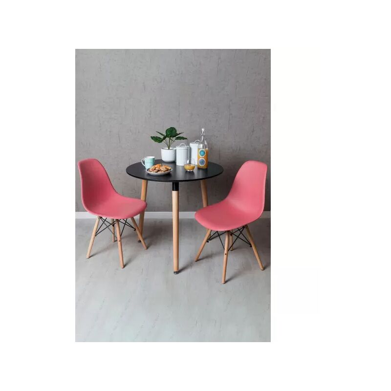 Conjuntos - Conjunto Mesa Tower Redonda 80 cm Negra y Pack 2 Sillas Tower Basic - Rosa
Conjuntos - Conjunto Mesa Tower Redonda 80 cm Negra y Pack 2 Sillas Tower Basic - Rosa
