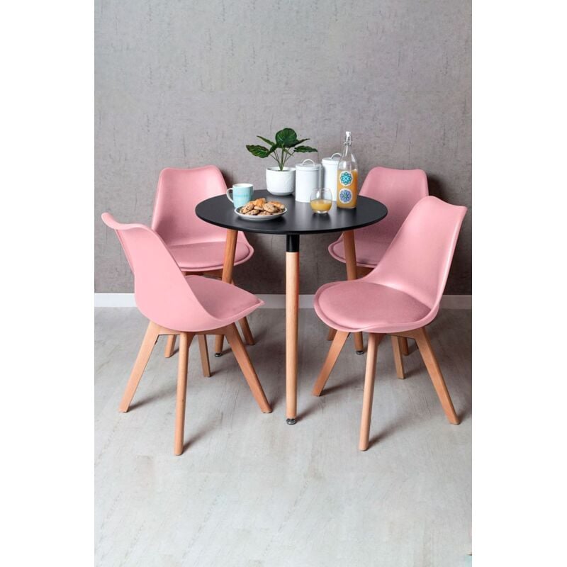 Regalos Miguel - Conjuntos - Conjunto Mesa Tower Redonda 80 cm Negra y Pack 4 Sillas Synk Basic - Rosa
Regalos Miguel - Conjuntos - Conjunto Mesa Tower Redonda 80 cm Negra y Pack 4 Sillas Synk Basic - Rosa