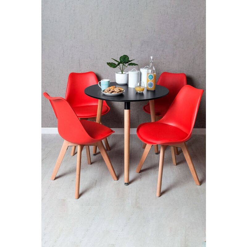 Regalos Miguel - Conjuntos - Conjunto Mesa Tower Redonda 80 cm Negra y Pack 4 Sillas Synk Pro - Rojo
Regalos Miguel - Conjuntos - Conjunto Mesa Tower Redonda 80 cm Negra y Pack 4 Sillas Synk Pro - Rojo