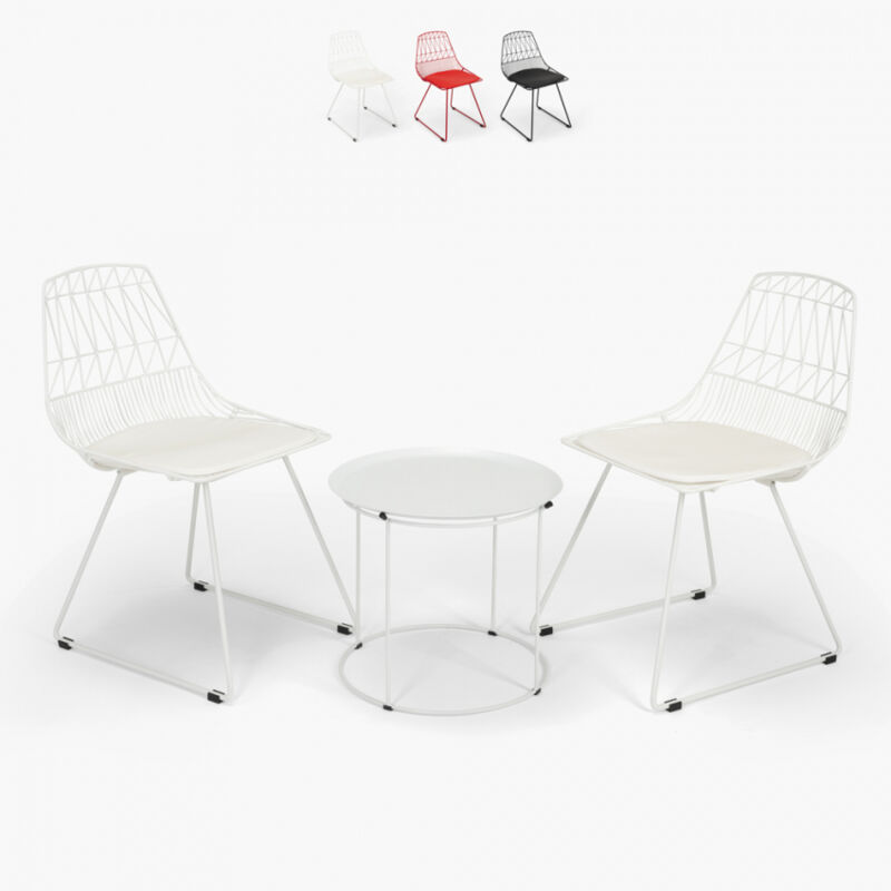 Conjunto mesa y 2 sillas para bar en casa de jardín interior y exterior Etzy | Blanco
Conjunto mesa y 2 sillas para bar en casa de jardín interior y exterior Etzy | Blanco