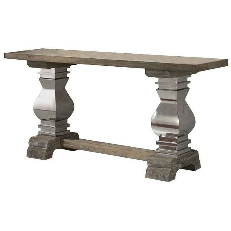 Consola Modelo Antica Olmo-Acero 160 Cm.