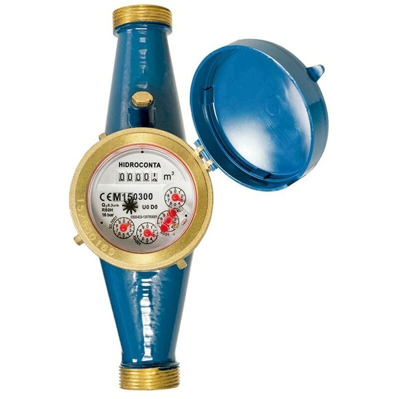 Contador de agua 25mm de chorro unico esfera seca/Certificado MID Europeo que permite el uso con agua potable/Rosca entrada y salida 1 1/4'
Contador de agua 25mm de chorro unico esfera seca/Certificado MID Europeo que permite el uso con agua potable/Rosca entrada y salida 1 1/4'