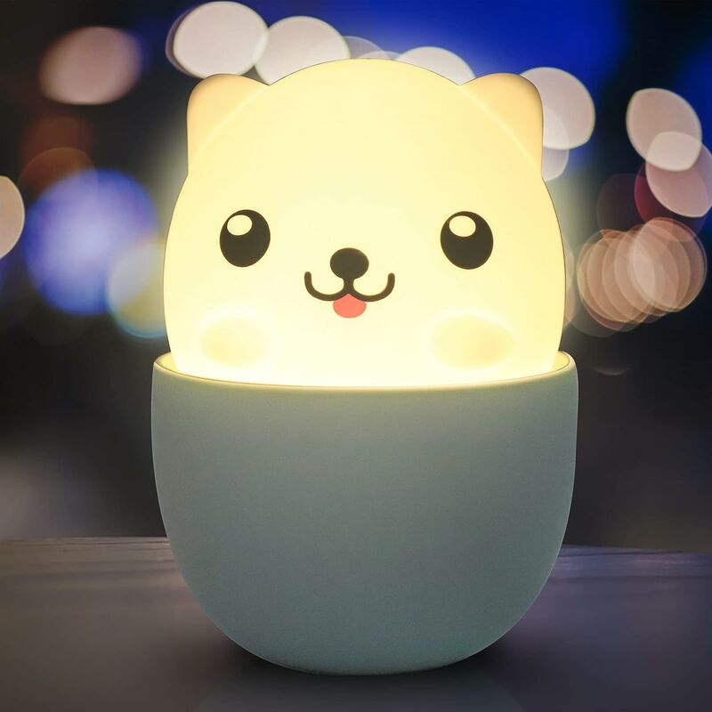 Abcrital - Control táctil ajustable de brillo, lámpara de silicona recargable por USB, luz nocturna para niños para el dormitorio, lámpara de noche
Abcrital - Control táctil ajustable de brillo, lámpara de silicona recargable por USB, luz nocturna para niños para el dormitorio, lámpara de noche