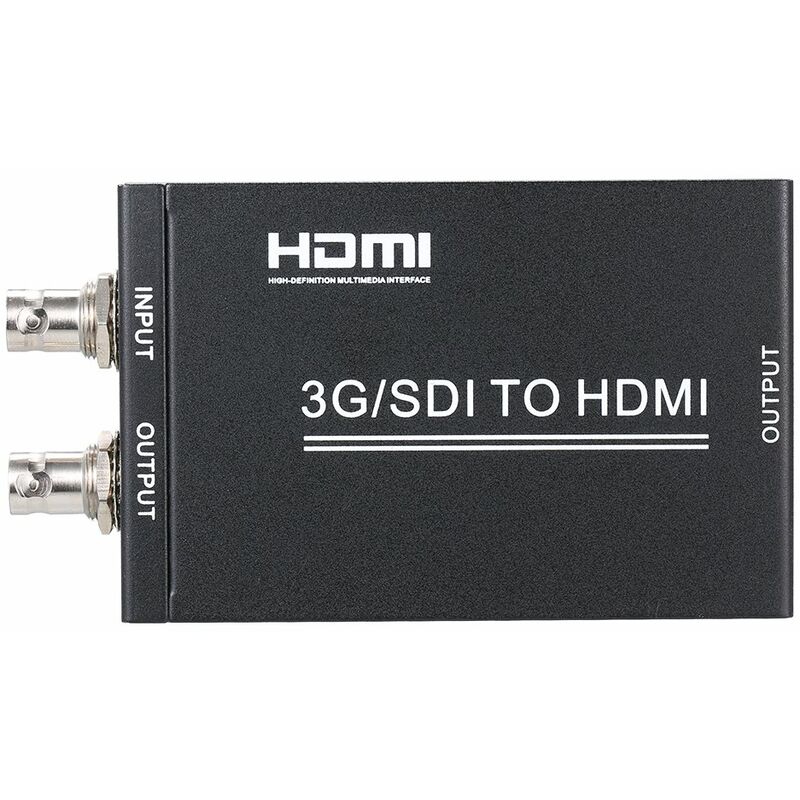 Convertidor 3G SDI a HD + SDI con fuente de alimentacion Pantalla de senal Full HD 1080P SDI a HD-SDI y 3G-SDI
Convertidor 3G SDI a HD + SDI con fuente de alimentacion Pantalla de senal Full HD 1080P SDI a HD-SDI y 3G-SDI