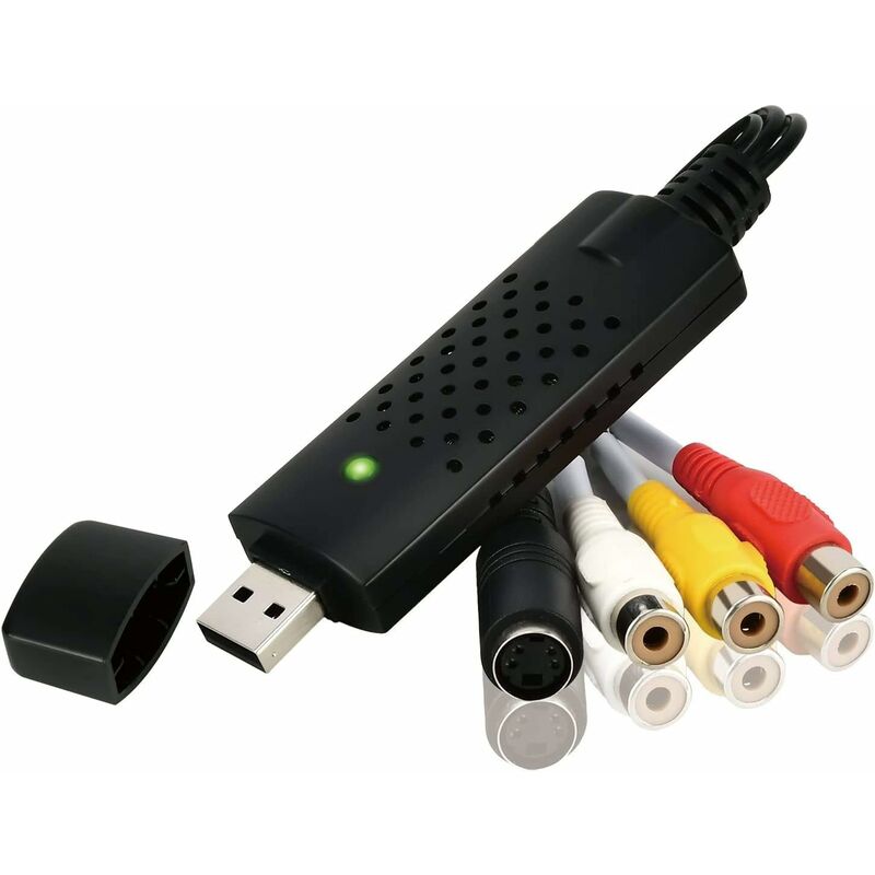 Convertidor de audio / video USB 2.0: digitalice y edite video desde cualquier fuente analógica, incluido VHS DVD VCR
Convertidor de audio / video USB 2.0: digitalice y edite video desde cualquier fuente analógica, incluido VHS DVD VCR