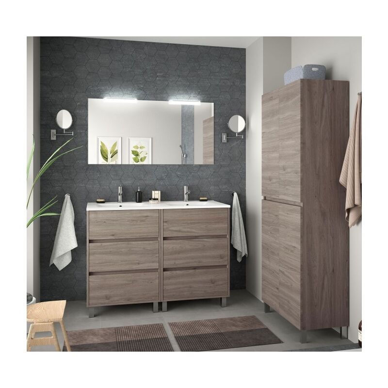 Mueble de baño de pie 120 cm de madera Roble Eternity con lavabo de porcelana | Standard - 120 cm
Mueble de baño de pie 120 cm de madera Roble Eternity con lavabo de porcelana | Standard - 120 cm