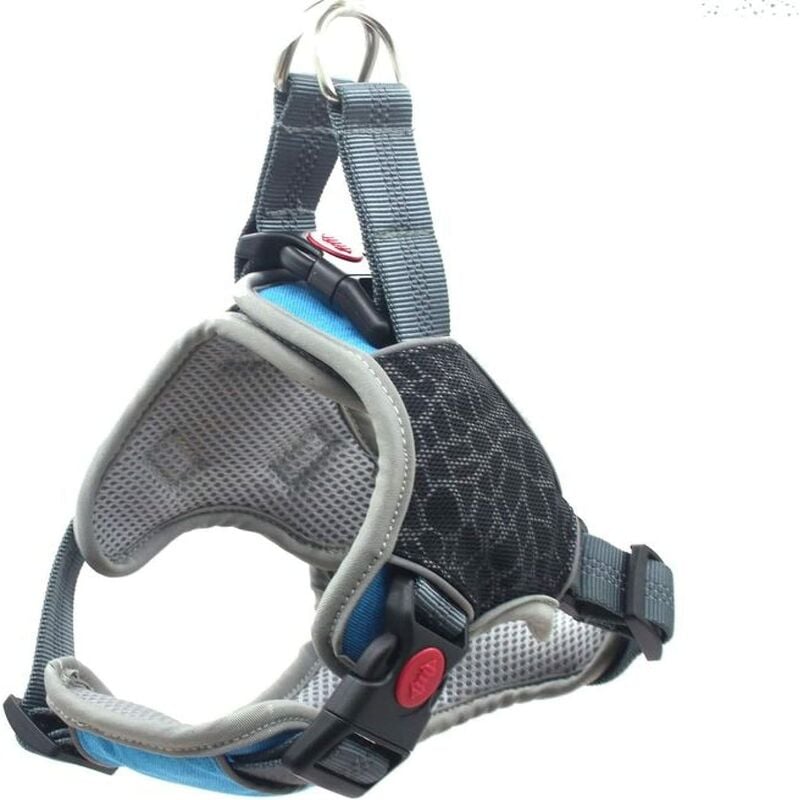 Correa de pecho reflectante y transpirable para mascotas con cordón trasero para pasear al perro (azul cielo, L)
Correa de pecho reflectante y transpirable para mascotas con cordón trasero para pasear al perro (azul cielo, L)