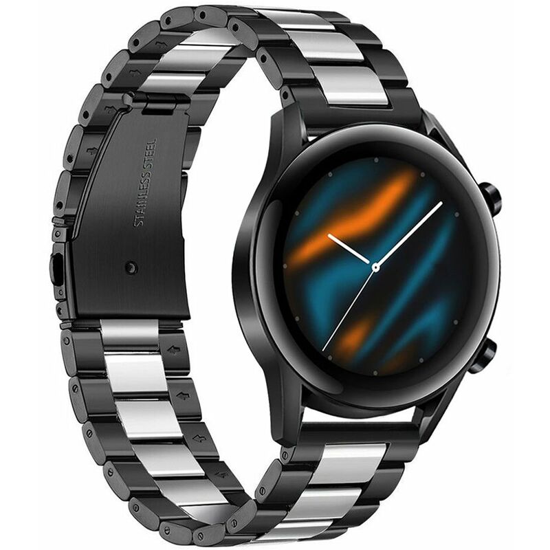 Correa de reloj de 20 mm, correa de reloj de acero inoxidable, correa de repuesto para HUAWEI WATCH GT2 42 mm / HONOR MagicWatch2 42 mm,Plata con
Correa de reloj de 20 mm, correa de reloj de acero inoxidable, correa de repuesto para HUAWEI WATCH GT2 42 mm / HONOR MagicWatch2 42 mm,Plata con