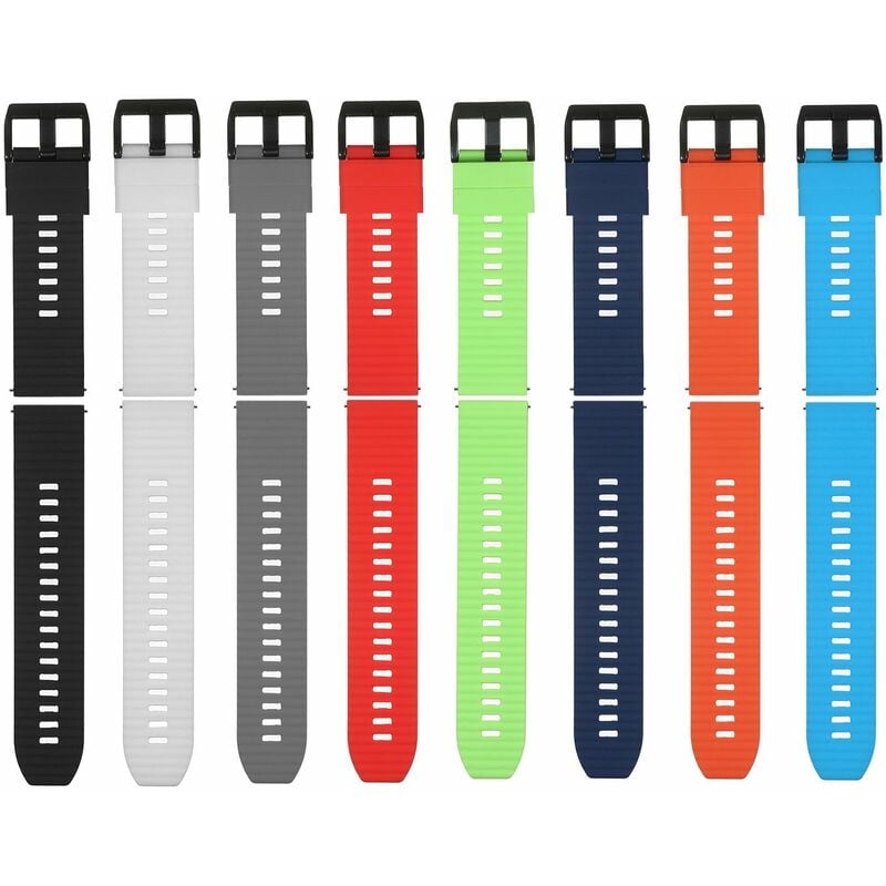 Correa de reloj de 22 mm Correa de silicona suave de liberacion rapida con hebilla Correa de reloj transpirable Compatible con reloj inteligente /
Correa de reloj de 22 mm Correa de silicona suave de liberacion rapida con hebilla Correa de reloj transpirable Compatible con reloj inteligente /
