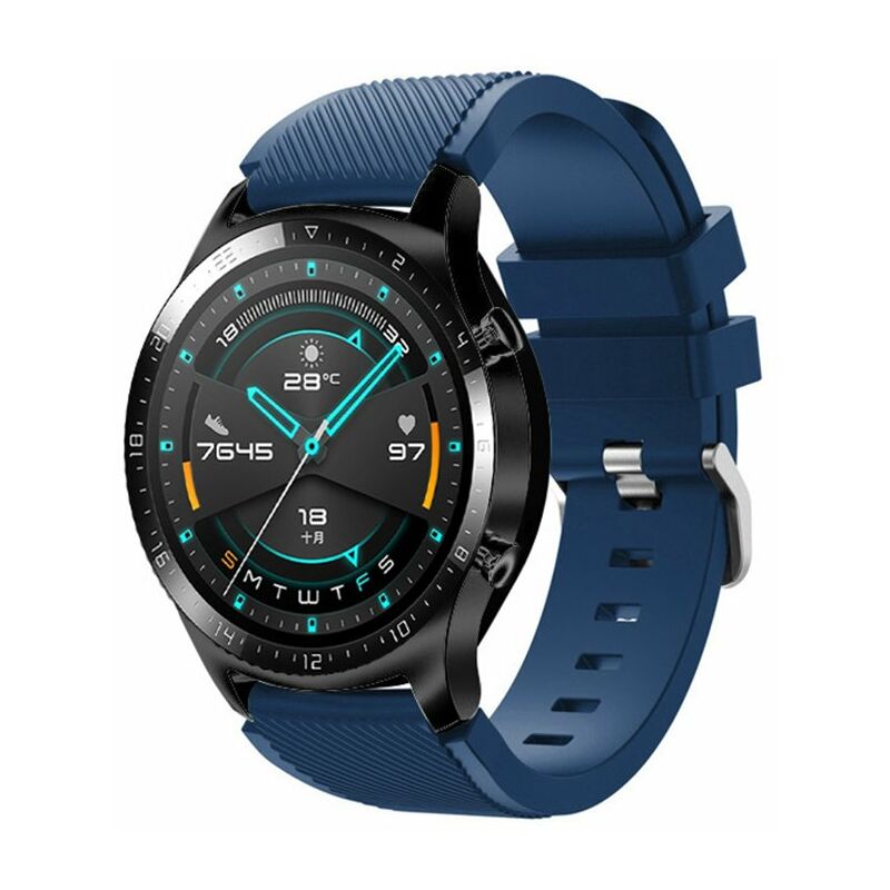 Correa de reloj de silicona de 22 mm Reemplazo de la correa de reloj con la superficie de la raya de la hebilla Reemplazo de la pulsera para HUAWEI
Correa de reloj de silicona de 22 mm Reemplazo de la correa de reloj con la superficie de la raya de la hebilla Reemplazo de la pulsera para HUAWEI