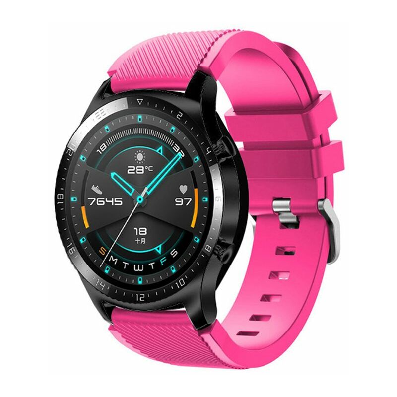 Correa de reloj de silicona de 22 mm Reemplazo de la correa de reloj con la superficie de la raya de la hebilla Reemplazo de la pulsera para HUAWEI
Correa de reloj de silicona de 22 mm Reemplazo de la correa de reloj con la superficie de la raya de la hebilla Reemplazo de la pulsera para HUAWEI