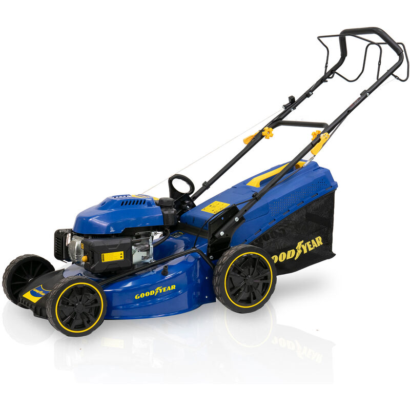 Cortacesped gasolina autopropulsado 5100W arranque eléctrico, ancho de corte 53 m bolsa 65 litros GOODYEAR
Cortacesped gasolina autopropulsado 5100W arranque eléctrico, ancho de corte 53 m bolsa 65 litros GOODYEAR