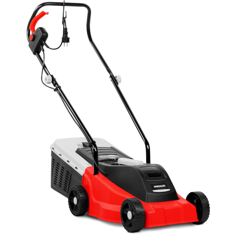 Greencut - Cortacésped eléctrico GLM1200C, 1200W, ancho corte 32cm, 3500rpm, 3 alturas corte y bolsa 30L
Greencut - Cortacésped eléctrico GLM1200C, 1200W, ancho corte 32cm, 3500rpm, 3 alturas corte y bolsa 30L