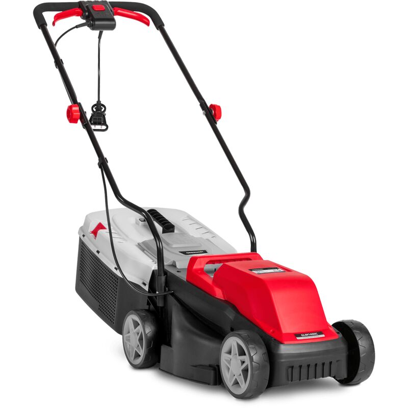 Greencut - Cortacésped eléctrico enchufable GLM1400C, 3500RPM 1400W ancho corte 32cm, 3 alturas corte 25/40/55mm doble filo, bolsa colector recogida
Greencut - Cortacésped eléctrico enchufable GLM1400C, 3500RPM 1400W ancho corte 32cm, 3 alturas corte 25/40/55mm doble filo, bolsa colector recogida