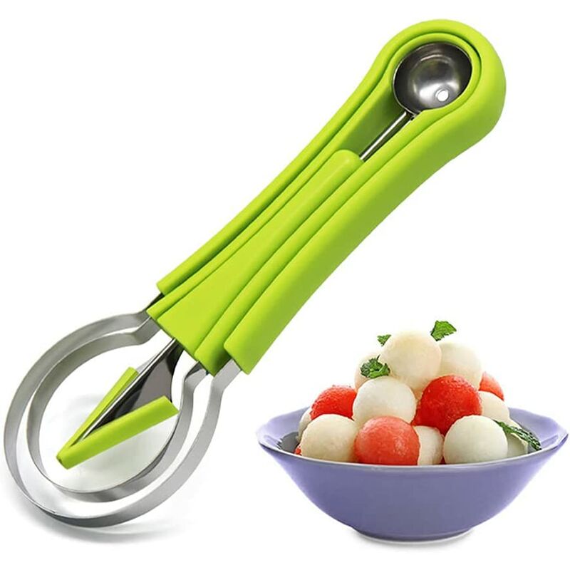Cortador de sandía profesional 4 en 1 de acero inoxidable, juego de herramientas para tallar frutas, cortador de semillas de fruta, cuchillo de
Cortador de sandía profesional 4 en 1 de acero inoxidable, juego de herramientas para tallar frutas, cortador de semillas de fruta, cuchillo de