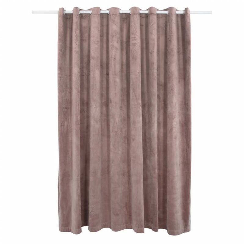 Cortina opaca y anillas metal terciopelo rosa viejo 290x245cm - Rosa - Vidaxl
Cortina opaca y anillas metal terciopelo rosa viejo 290x245cm - Rosa - Vidaxl