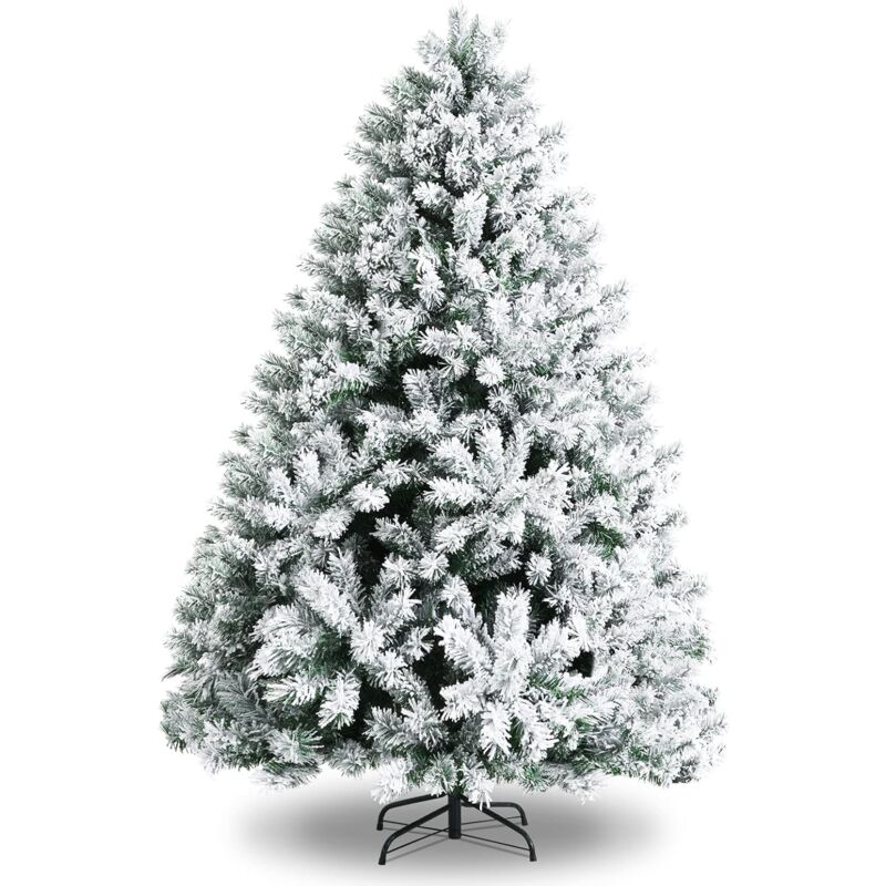 180 cm Árbol de Navidad Nevado de Borra, Árbol Artificial en PVC Recubierto por Nieve con Bisagra y 883 Ramas - Costway
180 cm Árbol de Navidad Nevado de Borra, Árbol Artificial en PVC Recubierto por Nieve con Bisagra y 883 Ramas - Costway