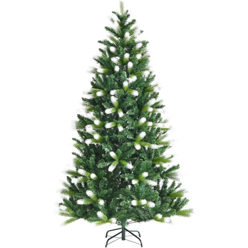 180 cm Árbol de Navidad Realístico Nevado , Árbol de Bisagra con 850 Ramas en PVC, Base Plegable de Metal - Costway
180 cm Árbol de Navidad Realístico Nevado , Árbol de Bisagra con 850 Ramas en PVC, Base Plegable de Metal - Costway