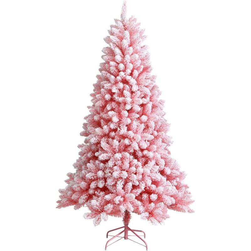 180 cm Árbol de Navidad Rosa de Borra , Árbol Nevado de Bisagra, Pino Realístico Color Cerezo - Costway
180 cm Árbol de Navidad Rosa de Borra , Árbol Nevado de Bisagra, Pino Realístico Color Cerezo - Costway