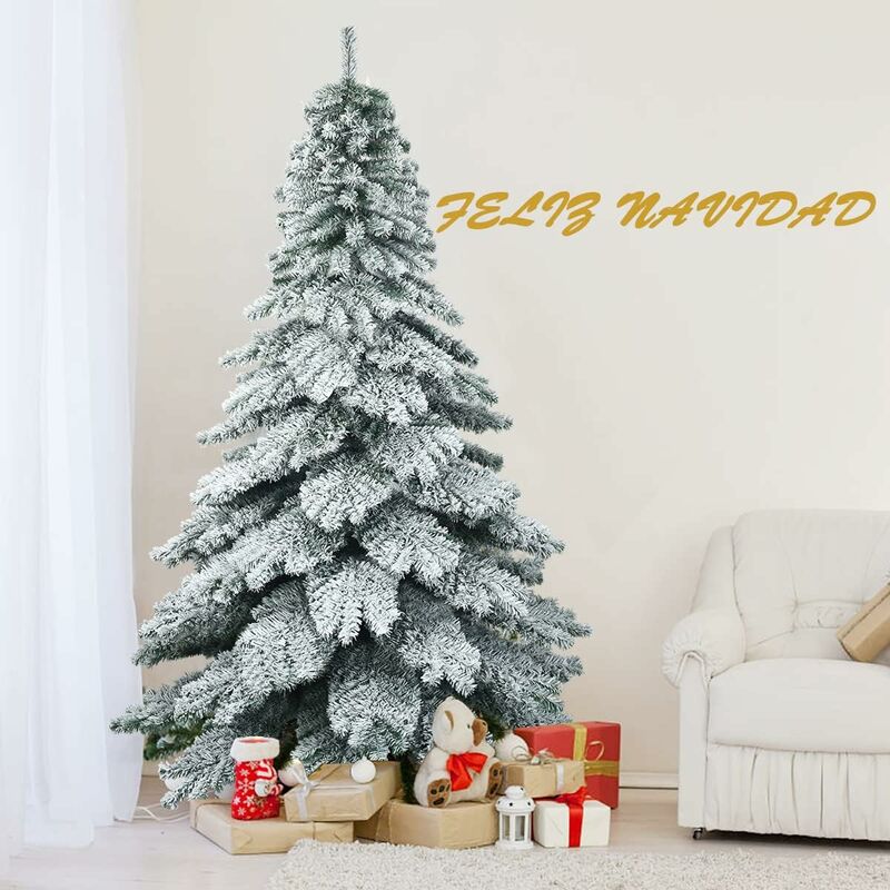 225 cm Árbol de Navidad Artificial con Soporte de Metal, Agujas de PVC,Nieve Decorativa Navidad - Costway
225 cm Árbol de Navidad Artificial con Soporte de Metal, Agujas de PVC,Nieve Decorativa Navidad - Costway
