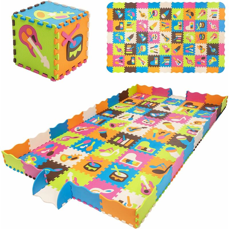 Alfombrilla con 125 Piezas EVA para Niños con Cerca, Colchoneta de Gimnasia Espesa - Costway
Alfombrilla con 125 Piezas EVA para Niños con Cerca, Colchoneta de Gimnasia Espesa - Costway