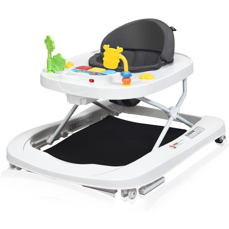 Andador Portátil Plegable para Niños 6-18 Meses con 3 Alturas Regulables, Ruedas Giratorias a 360° (Gris) - Costway
Andador Portátil Plegable para Niños 6-18 Meses con 3 Alturas Regulables, Ruedas Giratorias a 360° (Gris) - Costway