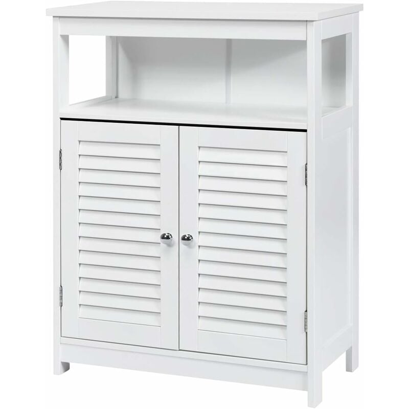 Armario del Baño con Doble Puerta de Persiana y Repisa Regulable Armario de Madera(Blanco) - Costway
Armario del Baño con Doble Puerta de Persiana y Repisa Regulable Armario de Madera(Blanco) - Costway