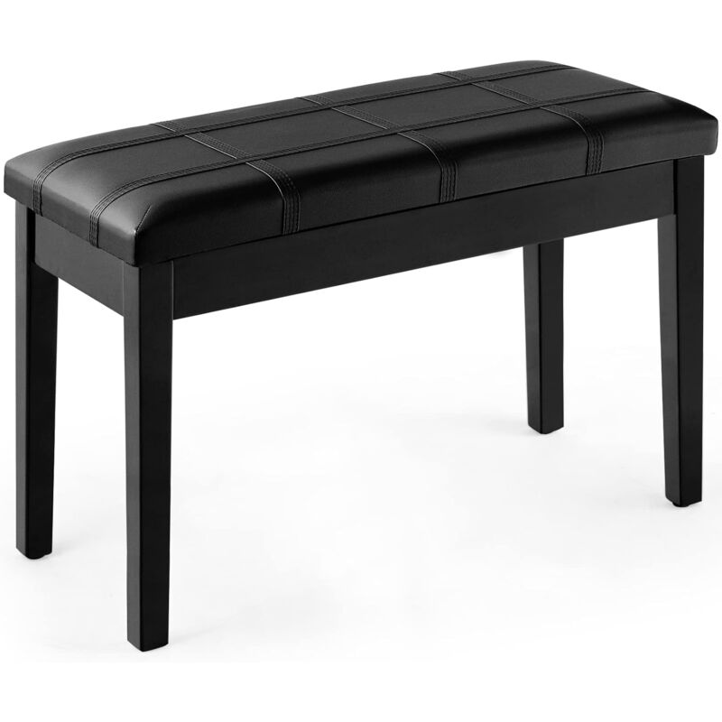 Banco del Piano en Símil-Cuero PU con Compartimento Escondido y Cojín Acolchado, Asiento Cómodo (negro) - Costway
Banco del Piano en Símil-Cuero PU con Compartimento Escondido y Cojín Acolchado, Asiento Cómodo (negro) - Costway
